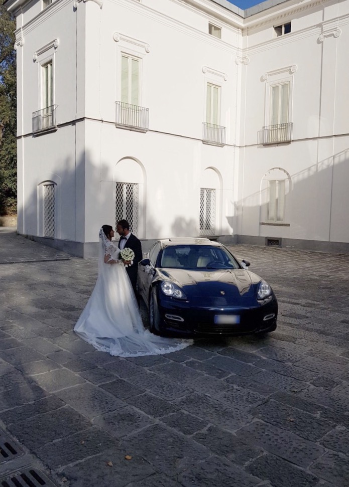 auto sposi Napoli | Porsche Panamera | auto matrimonio