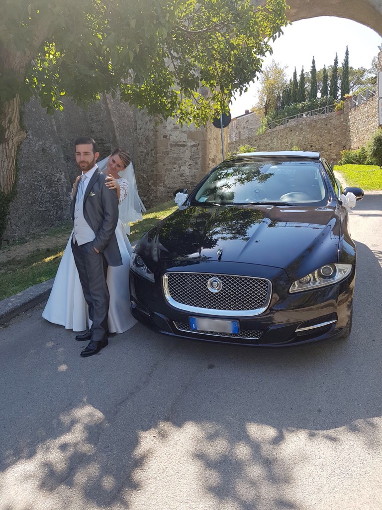 auto sposi Napoli - Jaguar XJ - auto cerimonie