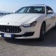 Maserati Ghibli ultimo modello o meglio definita Gran Lusso. Si tratta di una Maserati Bianca con interni avorio, frontale grintoso è adatta per qualsiasi tipo di esigenza.