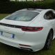 Foto rappresentativa del retro magnifico della Porsche Panamera. E' un particolare fondamentale per l'ultimo modelloo della Porsche che la distingue da quella precedente.